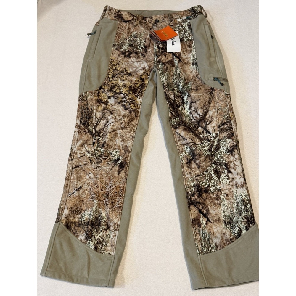 Cabelas Windshear Zonz Western Camo Hunting Fleece Lined Pants Womens Size M NWT